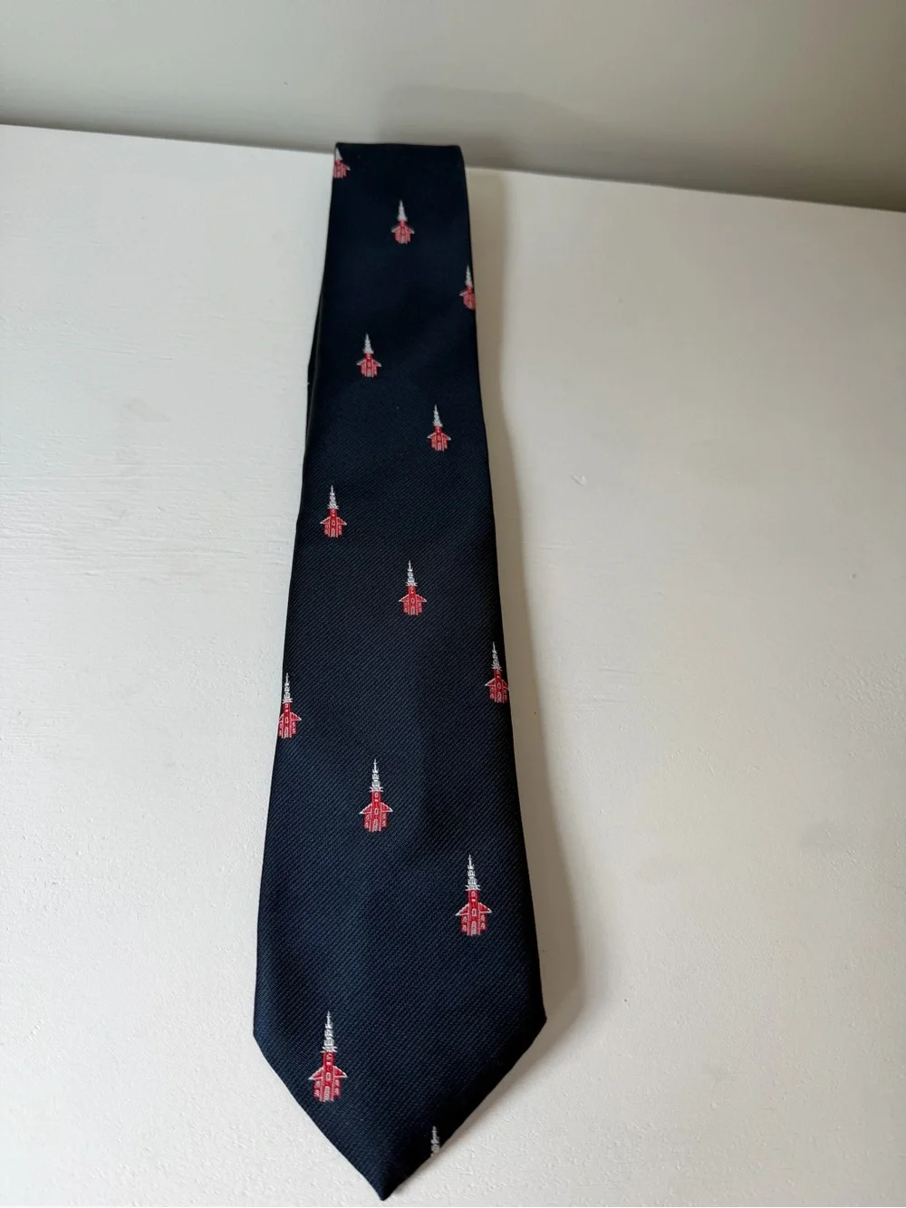 Vintage Men’s tie, Old North Church, Boston by Filene’s